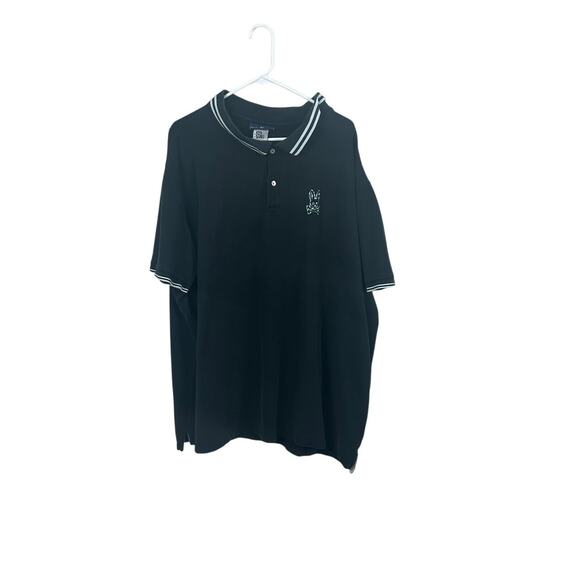 Psycho Bunny Black Polo size XL - Picture 1 of 8